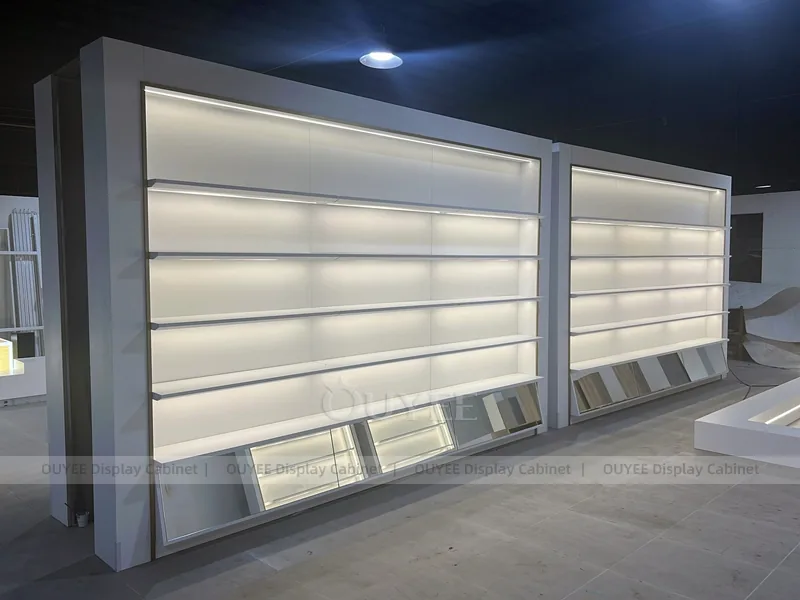 Lighted Wall Shelving Clothing Store Display - Image 2