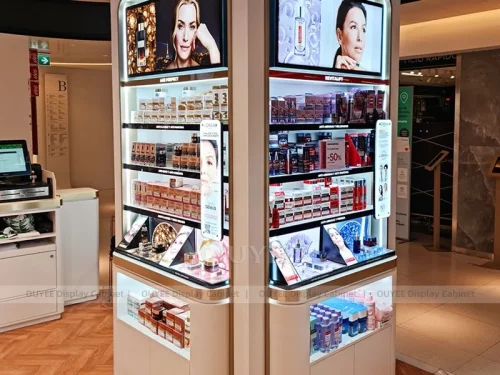 Lit Makeup Tower Display