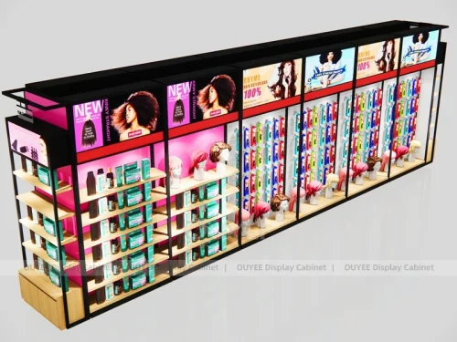 Long Pink Hair Extension Hair Extension Display