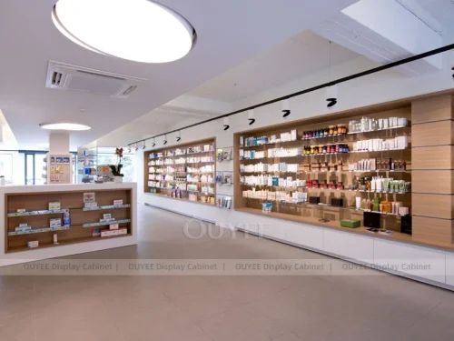 Long White Pharmacy Counter