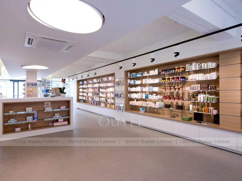 Long White Pharmacy Counter
