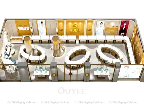 Luxury Champagne Gold Towers 01