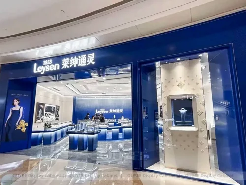 Luxury Cream Jewelry LED Showcases Series 1 01