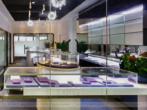 Luxury Fluted Wood Jewelry Desk 01