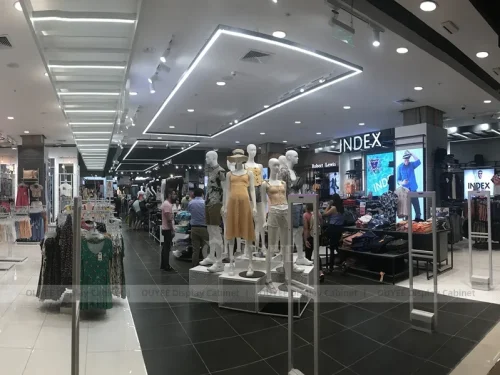 Mall Fashion Storefront Apparel Shop Display 01