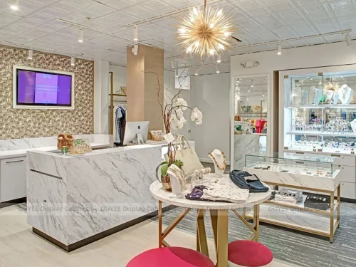 Marble Boutique Counter Apparel Shop Display 01