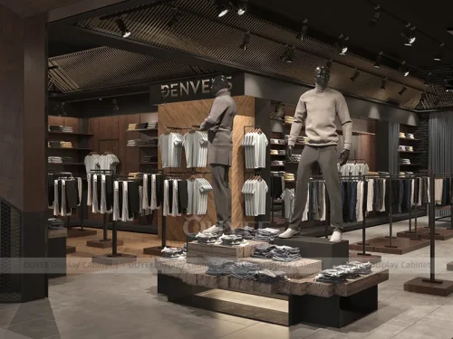 Menswear Mannequin Podium Menswear Clothing Store Display 01