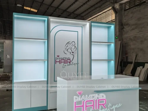 Mint Hair Salon Retail Counter Hair Beauty Shop Display