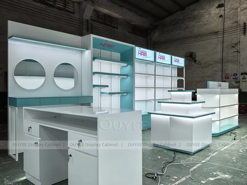 Mint Hair Salon Retail Counter Hair Beauty Shop Display - Image 5