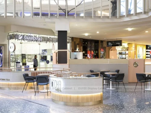 Mocha Mania Kiosk Bubble Tea Shop Display