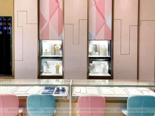 Modern Champagne Gold Jewelry Table 01