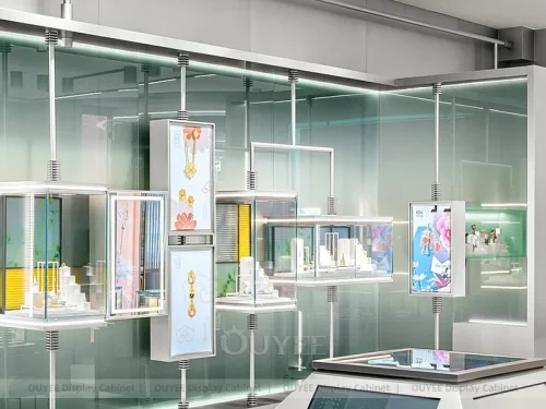 Modern Fluted Wood Jewelry Table 01