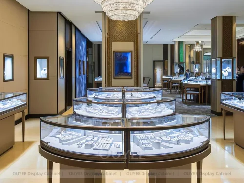 Modern Marble Accent Jewelry Towers 01