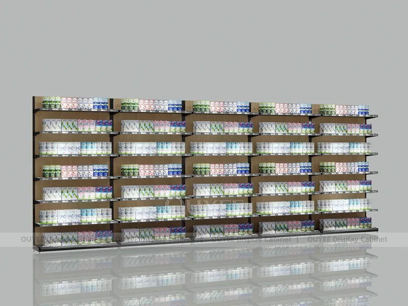 Multi Tier Hair Product Wall Wig Wall Display