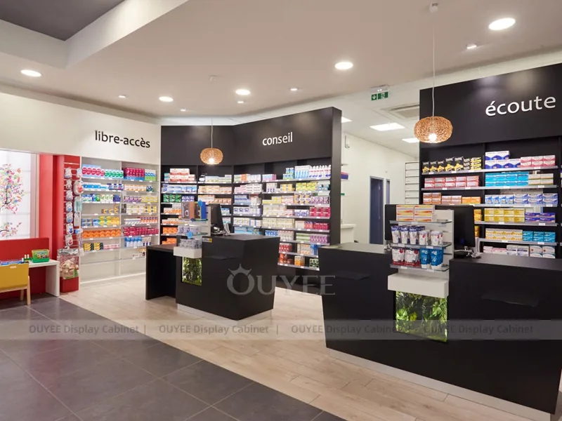 Natural Health Pharmacy Black Display Fixture - Image 3