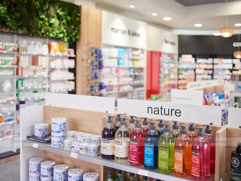 Natural Health Pharmacy Black Display Fixture - Image 5