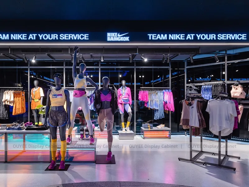 Nike Team Service Wall Sportswear Clothing Store Display