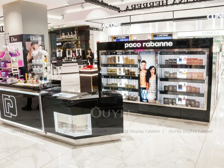 Paco Rabanne Storefront Paco Rabanne Counter Display | Custom Perfume Display Manufacturer