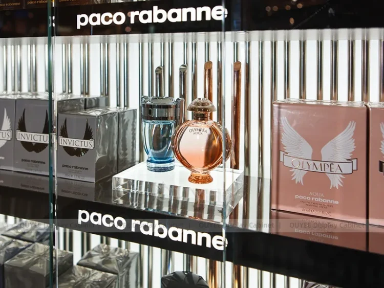 Paco Rabanne In Store Display Paco Rabanne Island Display | Custom Perfume Display Manufacturer