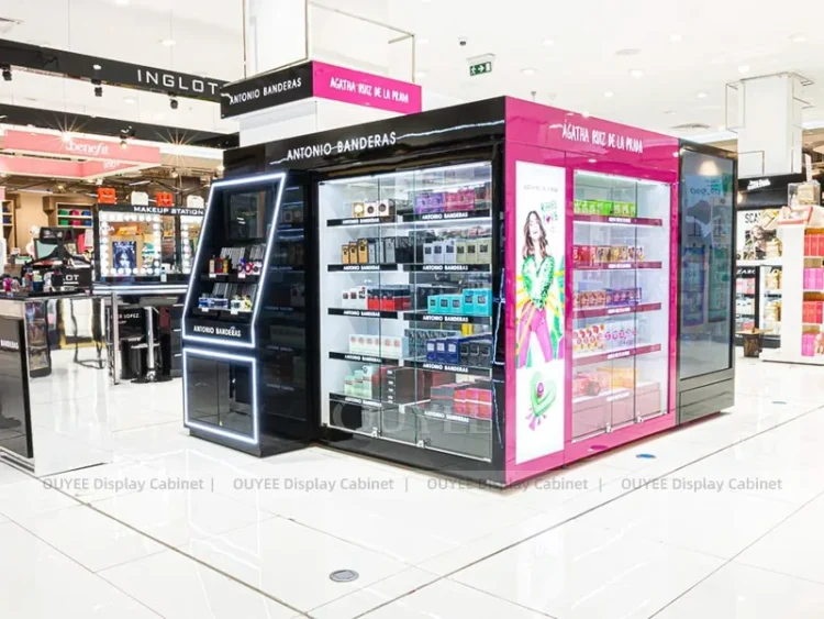 Paco Rabanne In Store Display Paco Rabanne Island Display | Custom Perfume Display Manufacturer
