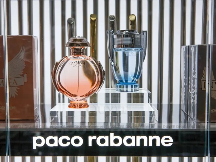 Paco Rabanne In Store Display Paco Rabanne Wall Display | Custom Perfume Display Manufacturer