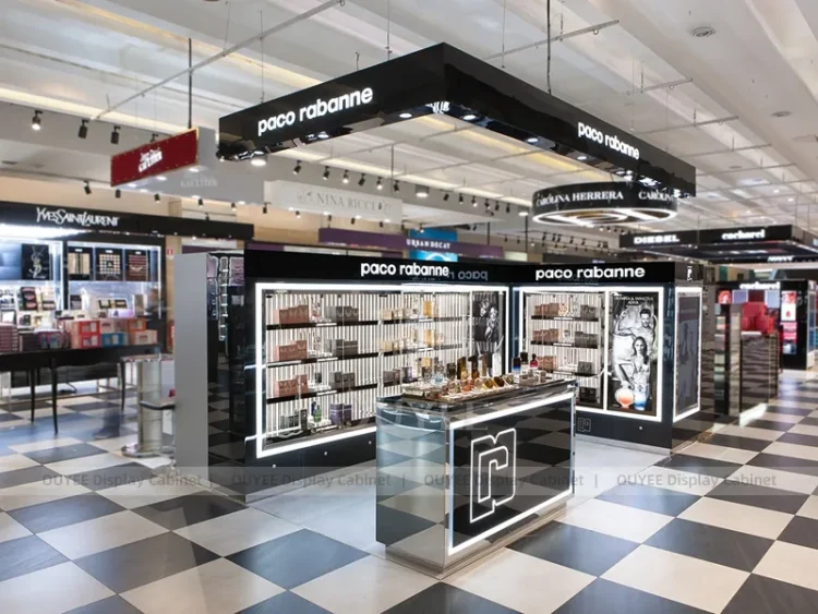Paco Rabanne In Store Display Paco Rabanne Wall Display | Custom Perfume Display Manufacturer