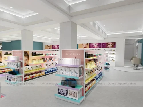 Pastel Beauty Gondolas Display