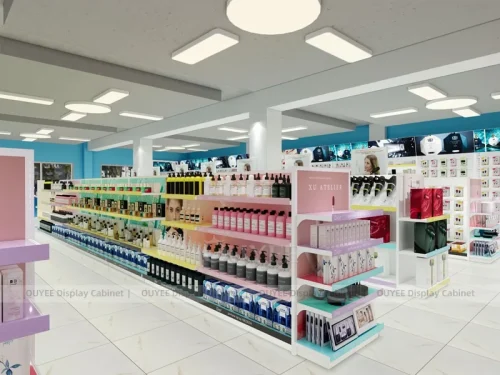 Pastel Hair Product Circular Hair Product Display