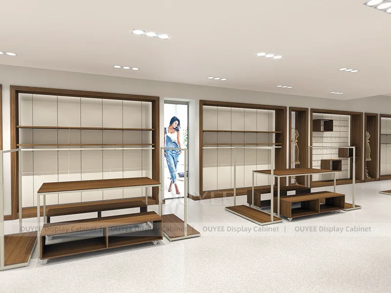 Peacock Dark Front Clothing Store Display - Image 5
