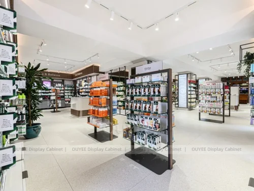 Pharmacy Shelving Black Framed