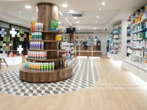 Pharmacy Shopfront Round Display Fixture