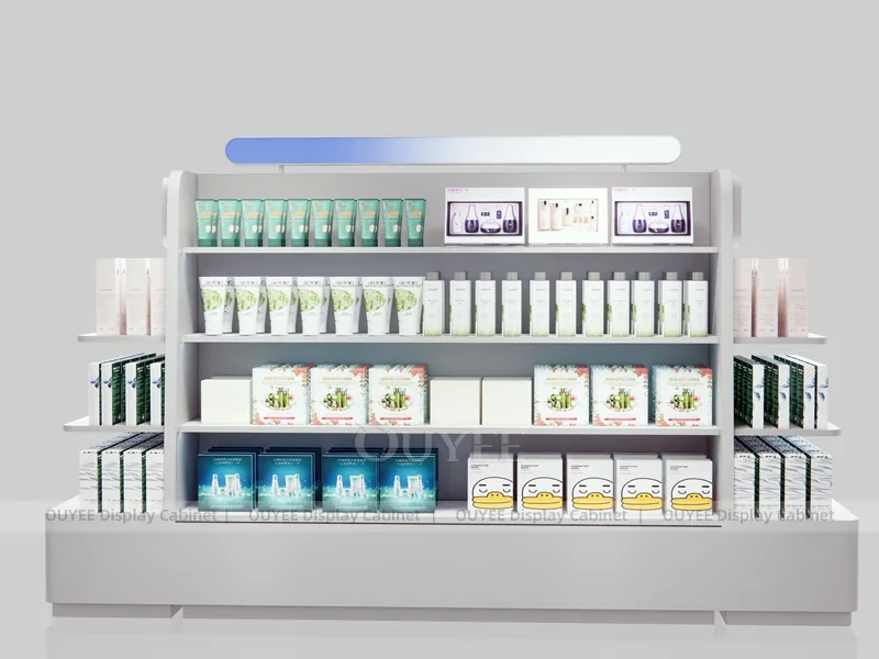 Pink Beauty Supply Gondola Wig Gondola Shelving Display - Image 6