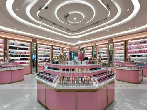 Pink Circular Counter Display