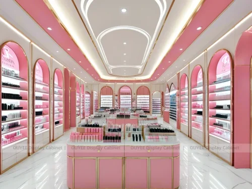 Pink Logo Island Display