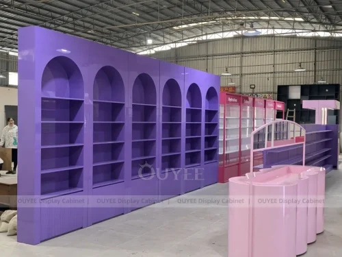 Pink Purple Kiosk Set Display