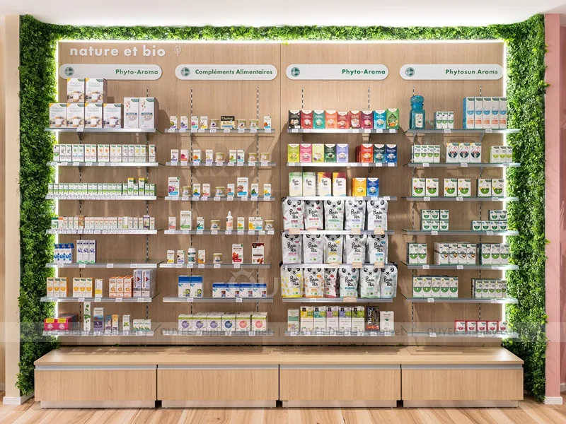 Pink Wood Pharmacy Slatwall - Image 8