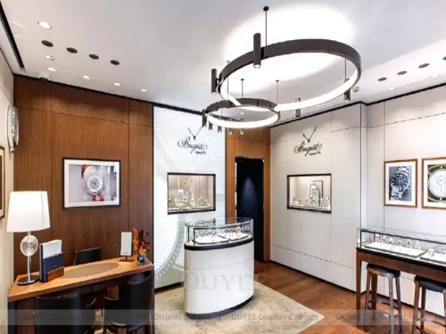 Premium Black Jewelry Showcase Desk 01