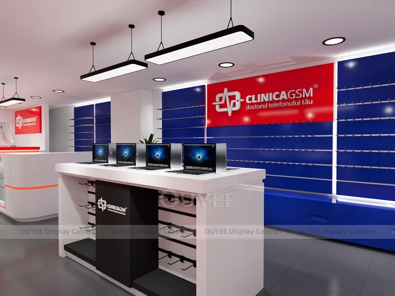 Red And Blue Phone Display Fixture - Image 4