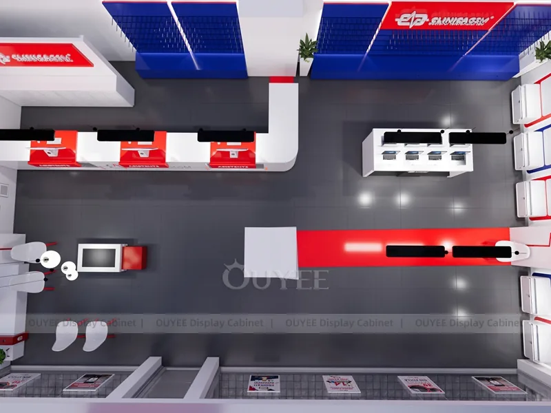 Red And Blue Phone Display Fixture - Image 9