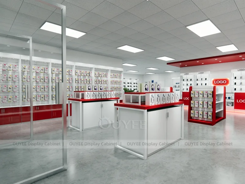 Red And Orange Phone Display Fixture - Image 2