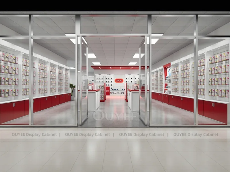 Red And Orange Phone Display Fixture - Image 6