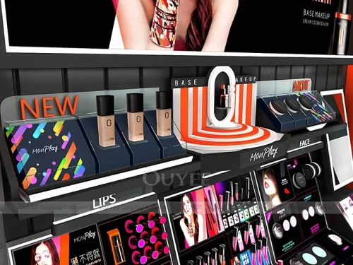 Red Makeup Tester Display