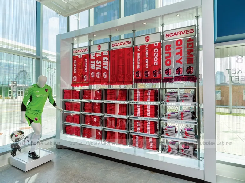 Red White Menswear Store Menswear Clothing Store Display - Image 3