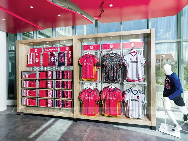 Red White Menswear Store Menswear Clothing Store Display - Image 5