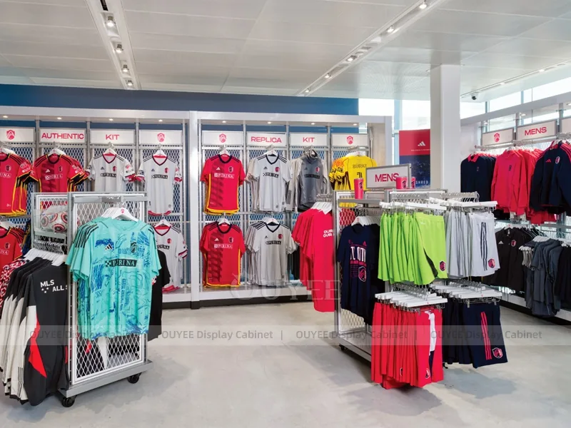 Red White Menswear Store Menswear Clothing Store Display - Image 6