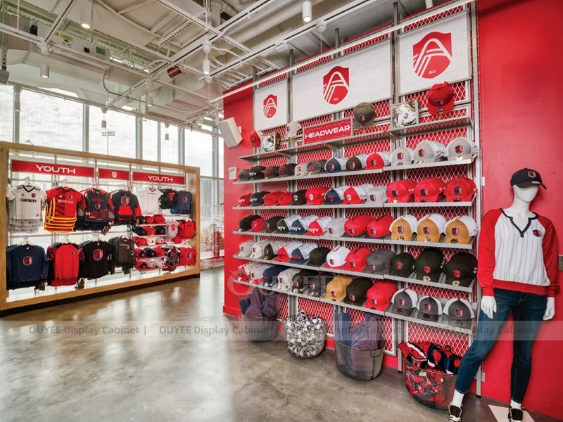 Red White Menswear Store Menswear Clothing Store Display - Image 7