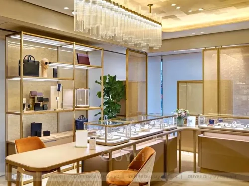 Refined Black Jewelry Display Showcases 01