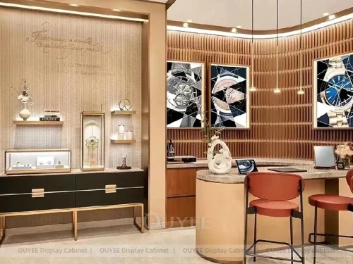 Refined Champagne Gold Jewelry Towers 01