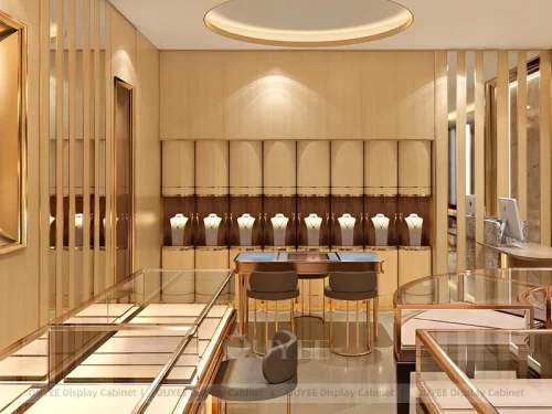 Refined Fluted Wood Jewelry Table 01