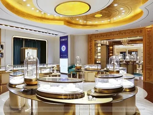 Refined White Jewelry Display Table 01